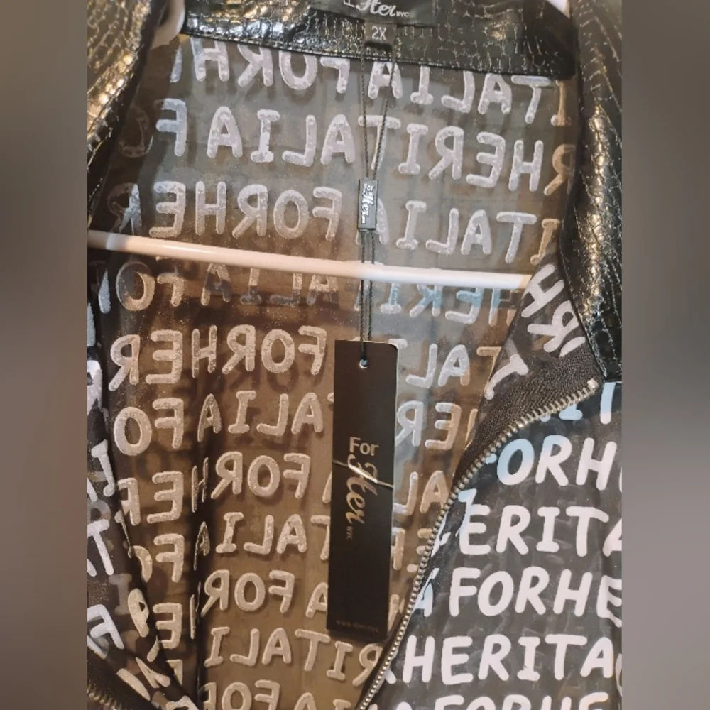 🆕 For Her NYC, Graphic Jacket, 2X - Picture 2 of 9